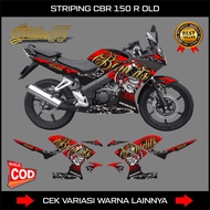 CBR 150 R OLD STRIPING - OLD Honda Cbr 150r Sticker Striping / stock decals / cool OLD CBR body acce