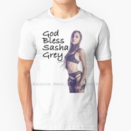 God Bless Sasha Grey T Shirt 100% Cotton Riley Reid Babe Model Kinky Mia Khalifa Sasha Grey Fetish S