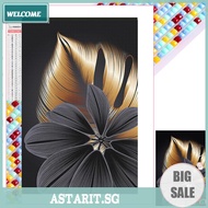 5D DIY Full Square Drill Diamond Painting Flower Kit Home Decor Art 45x65cm
