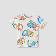 Babyshop Juniors Crew Neck Short Sleeves T-Shirt With Truck Print