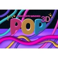 ✨Procreate✨【1354】POP 3D