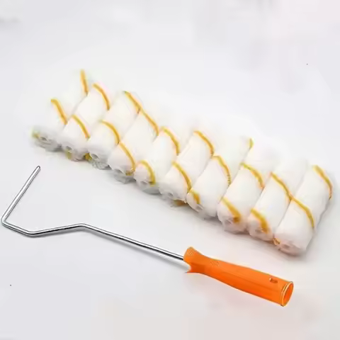 10pcs Commercial Paint Roller Set with 4 Inch Rollers & Covers Perfect for Hotel Restaurant Wall Dec
