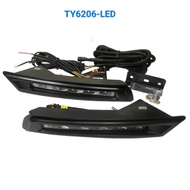 Toyota Vios 2016 2017 2018 Front Bumper DRL LED Day light Lamp DayLight DLAA Vios NCP150 lampu depan