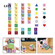 [Lstjj] Spelling Game Gift Dice Cards for Children's Day Toddlers Preschool Kid