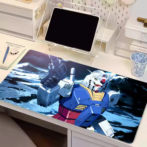 Anime Mouse Pad Mechanical Warrior RX-78-2 G-gundam 90x40cm Gamer Tablet Varmilo Keyboard Pad Carpet