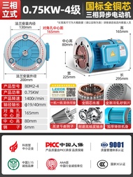 Vertical Three-Phase Asynchronous Electric Motor Full Copper 0.75/1.1/2.2/3/4/5.5/7.5KW Power Supply