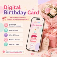 Kad Hari Jadi Digital Custom  I E-Card Birthday  I Digital Birthday Card Personalised