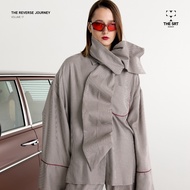 The SRT X17 (TSC337) X17 Houndstooth Scarf (เฉพาะผ้าพันคอ)