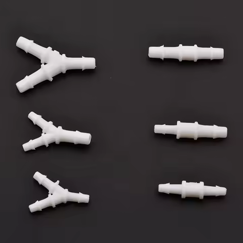 20pcs Eco Solvent Y Shape Ink Tube Connector for Large Format Y Ink Tube White Connector Printer Mac