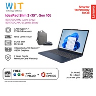 Lenovo IdeaPad Slim 3 15ARP10 83K700C9MJ /CAMJ (AMD Ryzen 7 7735HS/16GB-24GB RAM/512GB SSD/15.3" WUX