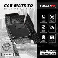 Toyota Yaris Cross 7D Car Carpet Full Set Luggage Premium Car Mats