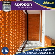 PROPAN STONKOTE CAT BATA MERAH / COATING BATA MERAH PELAPIS BATU ALAM
