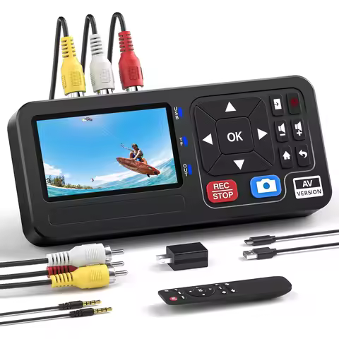 Video Capture Card Camera USB Analog CVBS RCA S-Video VCR VHS to Digital Recorder Box