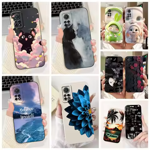 For Xiaomi Mi 10T Pro 5G Case Cute Cat Cartoon Cover Shockproof Soft TPU Phone Case For Xiaomi Mi 10