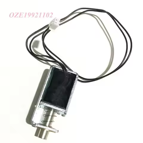 1PC Stroke Push DC Solenoid Electromagnet With Base DC 6V 0.15A 5mm/20g Stroke/strength Action Form 