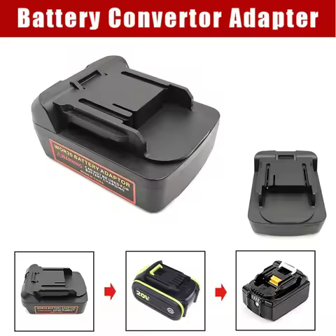 Battery Adapter Converter for Worx 20V 5Pin Battery WA3593 Convert To for Makita 18V Li-ion Battery