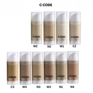 C.CODE Powermatte Liquid Foundation With Added Cica W2 N2 W1 C2 C3 W4 N3 W3 N1 N4 (30ML)