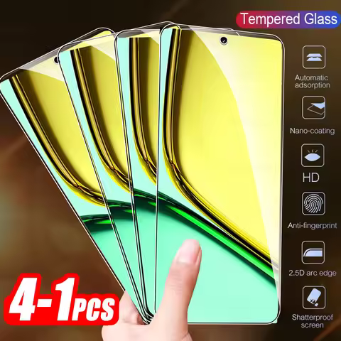 1-4Pcs Full Cover Tempered Glass For Realme C67 5G 4G Screen Protectors Realmi C 67 67C RealmeC67 6.
