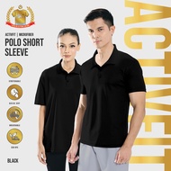 888.CO MICROFIBER POLO COLAR T-SHIRT (FAST-DRY/COOL-MAX) ANTI-BACTERIA BLACK
