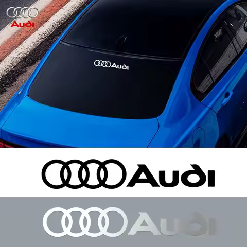 Car Styling Body Door Window Decoration Sticker For Audi Sline quattro A1 A2 A3 A4 A5 A6 A7 A8 8P B6