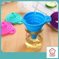 Food-Grade Collapsible Silicone Funnel *S FUNNEL* Heat-Resistant & Space-Saving