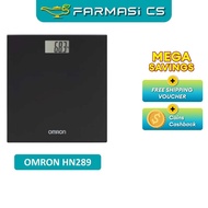 OMRON Digital Body Weight Scale HN289 BLACK (1 year warranty) (weight scale digital) (penimbang bera