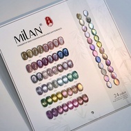 Set Milan snow cateye  24 สี สีเจล เล็บเจล