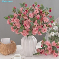 DOREEN1 Cherry Blossoms, Artificial Beautiful Artificial Flowers, Vase Decor Silk Pink Multicolor Silk Flowers Home Party