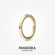 Pandora 14K Gold Classic Hearts Ring