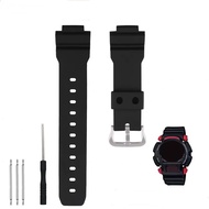 Untuk Casio G-SHOCK DW9052/9051/9050/004C/9000 Tali Jam Tangan 16mm Resin Band Aksesori penggantian 