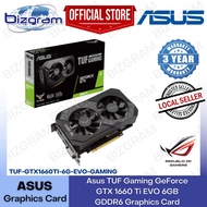 Asus TUF Gaming GeForce® GTX 1660 Ti EVO 6GB GDDR6 Graphics Card TUF-GTX1660TI-6G-EVO-GAMING (3-Year SG Warranty)