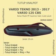 Vario 125 Tekno Exhaust Cover BONUS RUBBER RING good quality / Vario Tekno shield / protective cover