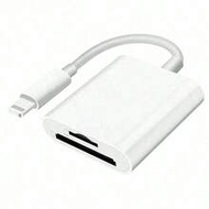 2-In-1 Dual SIM Card Slot Storage Card Reader For IPhone, Supports SD/TF Card, Camera Viewer, SD Car