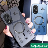 Softcase Glass Shiny Case Oppo A80 A60 A18 A3X A5X A3 A5 A6 PRO A5 2025 A98 A54 A76 A98 A96 Reno 12F