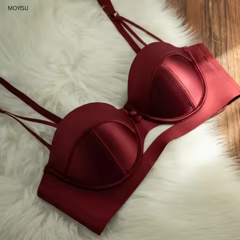 Japanese Anime Bra Set Victoria's Style Style Half Cup Minimiser & Knickers | Push Up for Small Ches