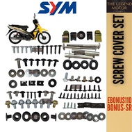 SYM E BONUS SR EBONUS SR EBONUSSR  BODY COVER SCREW SKRU SKREW CAVER SET COMPLETE FULL COVERSET 100%