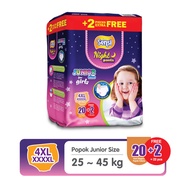 SENSI NIGHT PANTS GIRLS 4XL20 - Junior Diapers Night Diaper Pants