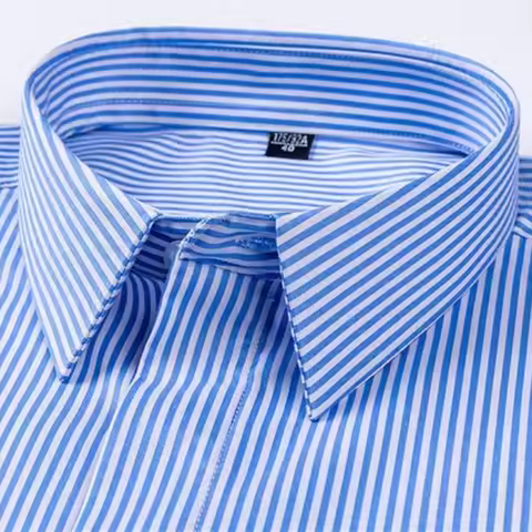 8XL Mens Shirts Long Sleeve Big Sizes Anti-wrinkle Business Men Shirt Long Sleeves Dress Shirts For 