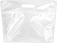 HEADS MTO-ZW2 Handbags W9.8 x D2.4 x H7.5 inches (W250 x D60 x H190 mm), Clear, 50 Sheets, Plain Cle