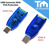 Industrial Grade USB-To-RS485 Converter Upgrade Protection Convert RS-485 USB485 with TVS Protection