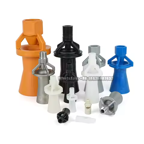 3/4‘’Female Tank Liquid Circulate Agitate Mixing Jet Venturi Nozzle, 3/4‘’Inch PP Polypropylene Plas