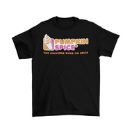 Pumpkin Spice Dunkin Donuts T-Shirt Funny Coffee Halloween Sizes Fall New