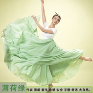 720 Degree Classical Dance Large Swing Skirt Dance Skirt Double Chiffon Skirt