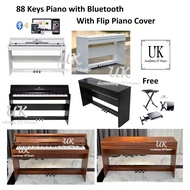 UK Digital Piano 88 Standard Keyboard Weighted Keys Bluetooth wireless connection Free Piano Stool