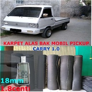 KARPET ALAS BAK MOBIL PICKUP CARRY 10 ( SUZUKI CARRY 1.0 / CARRY BAGONG ) TEBAL mulai dari 6mm 8mm 1
