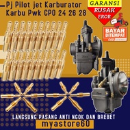 Pilot Jet PJ Karbu Pwk CPO Keihin for Carburetor Carbu Carburetor PWK CPO 24 26 28 CPO 24 CPO 26 CPO