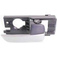 KarParts360 for Hyundai Accent 2006-2011 Interior Door Handle Front, Passenger Side Silver Lever | w