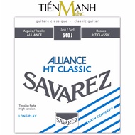 Bộ dây đàn cổ điển Classic Guitar Savarez High Tension 540J (Alliance HT Classic Nylon String Sets)