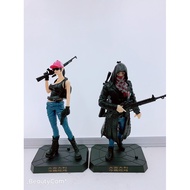 Birthday Cake Decoration 98K Eating Chicken Men Women Decoration Hand-Made Model Survival Scenario D