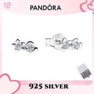 Latest Hot Selling S925 Pure Silver Jewelry Earrings Pandora Talisman Sterling Silver Lab-Grown Diam